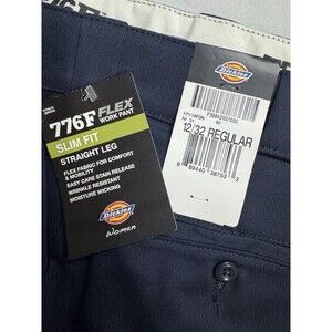 DICKIES WOMENS BLUE WORK PANTS 776 FLEX NWT W12/L32